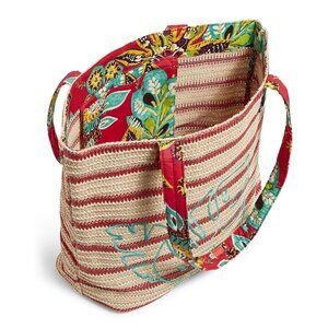 Vera Bradley Rumba Straw Beach Tote